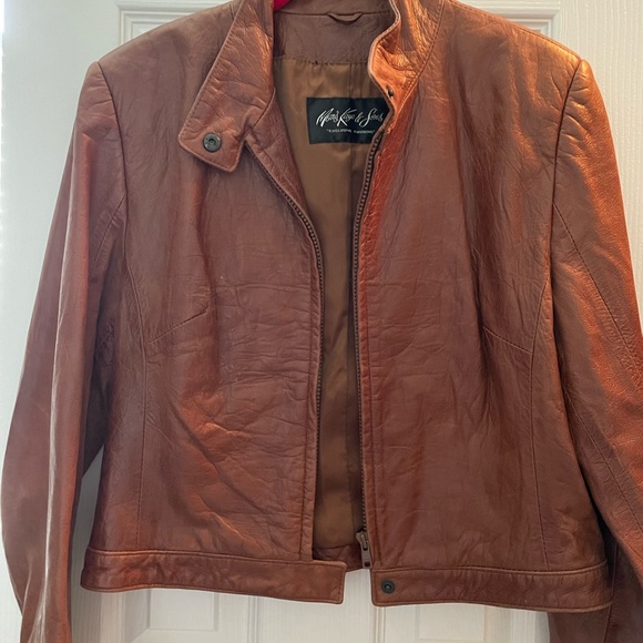 Morris Kay and Sons leather jacket size M - Picture 5 of 7